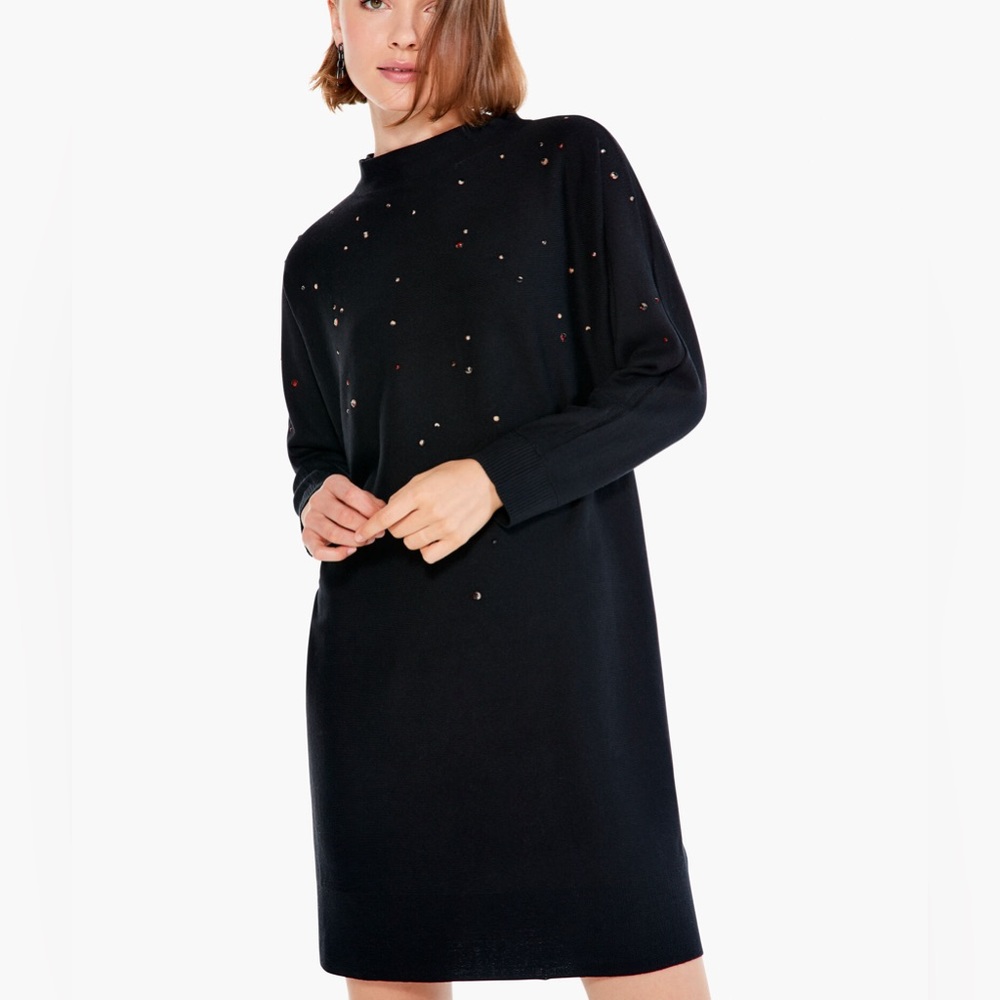 NICE+ZOE | Twinkle Vital Dress in BLACK